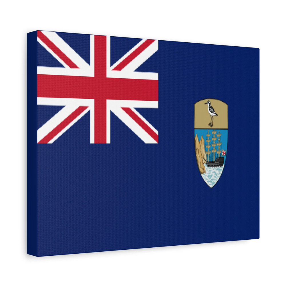 Saint Helena, Ascension and Tristan da Cunha Country Flag Canvas Vibrant Wall